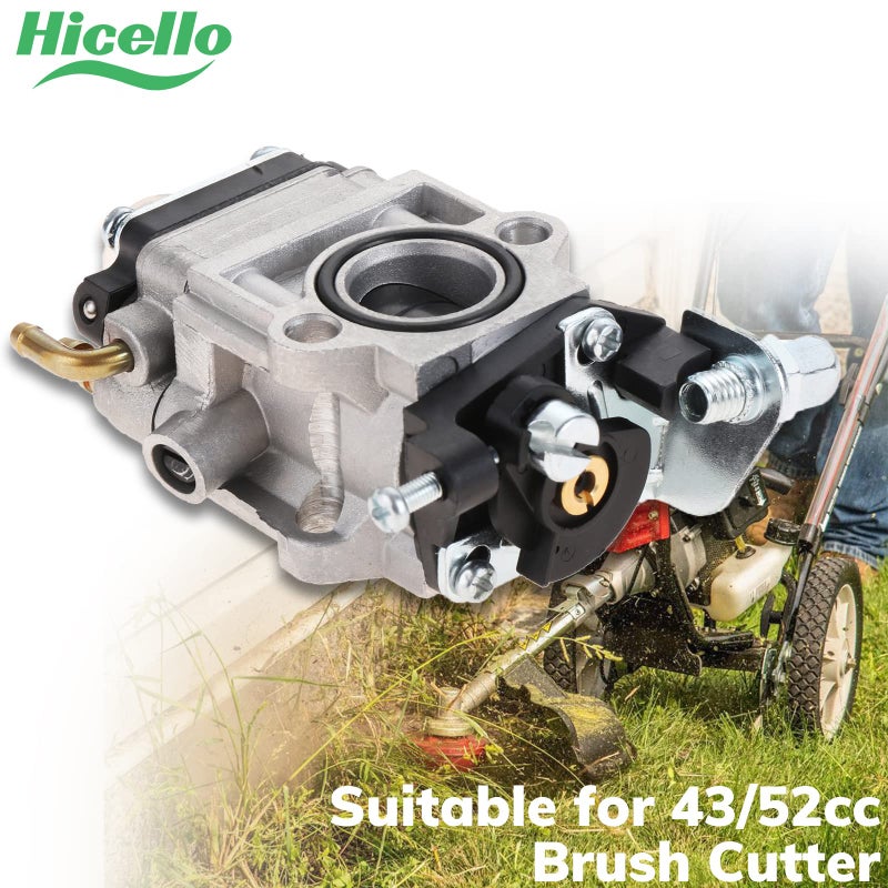 Hicello Carburetor Carb Petrol/Gas with Repair Kits Multi Tool Brush Cutter Grass Trimmer Parts Replacement for MP15 43CC 52CC CG430 CG520 BC430 BC520 - Image 5